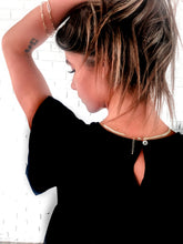 Load image into Gallery viewer, Arya Babydoll Black Dress