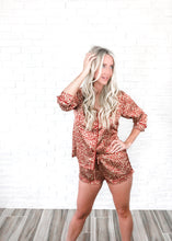 Load image into Gallery viewer, Gemma Red Leopard Pajama Top