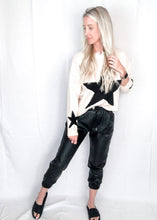 Load image into Gallery viewer, Parker Faux Leather Joggers