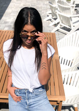 Load image into Gallery viewer, Elizabeth Padded Shoulder Tee