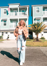 Load image into Gallery viewer, Quinn Tan Button Down Shacket