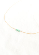 Load image into Gallery viewer, Serenity Three Bead Turquoise Necklace
