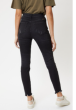 Load image into Gallery viewer, Sage Black Distressed Denim
